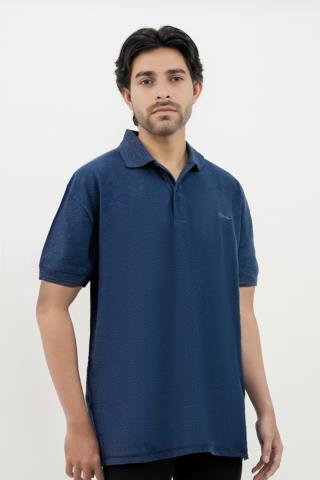 Hassenda Kaos Polo Polos Katun Lengan Pendek Jack Navy