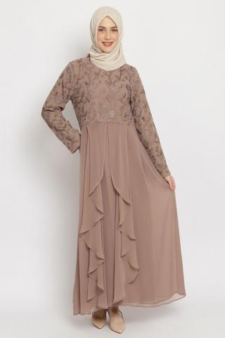 Puricia Gamis Wanita Yashbi Mocha