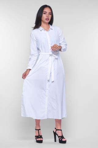 Puricia Gamis Polos Dress Muslim Ayesha Putih